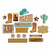 Wild Wild Classroom Gallery Wall Bulletin Board Set, 18 Pieces