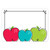 Doodle Apples Labels, 3-1/2'' x 2-1/2'', Pack of 36