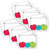 Doodle Apples Labels, 3-1/2'' x 2-1/2'', 36 Per Pack, 6 Packs