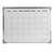 Dry Erase Magnetic Aluminum Framed Calendar, 18'' x 24''