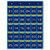 Hanging Cell Phone Pocket Storage Classroom Organizer, 30-Pockets, Blue/Yellow