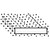 Black Painted Dots on White Flat Name Plates, 11-1/2'' x 3-1/2'', 36 Per Pack, 6 Packs