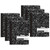 Composition Book, Wide Ruled, Black Marble, 100 Sheets, Pack of 6