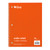 1-Subject Notebook, 70 Page, Wide Ruled, Orange
