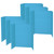 Presentation Board, Sky Blue, Single Wall, 48'' x 36'', Pack of 6