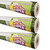 Fun Size Better Than Paper Bulletin Board Roll, 18'' x 12', White Picket Fence, Pack of 3