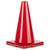 Hi-Visibility Flexible Vinyl Cone, weighted, 12'', Red