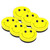 Magnetic Whiteboard Eraser, Smile Face, Pack of 6