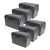 Black Index Card Holder, 3'' x 5'', Pack of 6