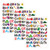 ABC Picture Words Double-Sided Magnets, 27 Per Pack, 3 Packs
