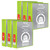 3-Ring View Binder with 2 Pockets, .5'', Lime Green, Pack of 6
