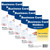Self-Adhesive Business Card Holder, Top Load, 2'' x 3-1/2'', 10 Per Pack, 5 Packs