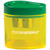 Two Hole Pencil Sharpener, Green/Yellow, 1 Count