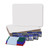 Dry Erase Boards (9'' x 12'') with Colored Pens & Erasers, Set of 12