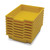 Shallow F1 Tray, Sunshine Yellow, 1.3'' x 1.8'' x 3'', Heavy Duty School, Industrial & Utility Bins, Pack of 8
