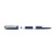 One Change Rollerball Pen, Refillable, .6 mm, Black Ink, Single Pen