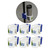 Hydro Holdr - Clip-on Bottle Holder - Set of 6