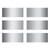 Rectangles Scratch Off Stickers, Pack of 180
