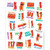 Bacon Scented Stickers, Pack of 80