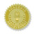 Gold Foil Embossed Seals, Academic Achievement, 54 Per Pack
