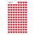 Red Hearts superShapes Stickers, 800 ct