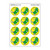 Dill-ightful/Dill Pickle Scented Stickers, Pack of 24