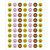 Halloween Pumpkins Mini Stickers, Pack of 378