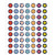 Wildflowers Mini Stickers, Pack of 378