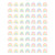 Pastel Pop Rainbows Mini Stickers