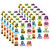 Go Wild Animals Stickers, 72 Per Pack, 12 Packs