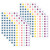 Oh Happy Day Stars Mini Stickers, 377 Per Pack, 12 Packs