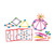 Skeletal Starter Geo Set - 144 Multicolored Pieces - 20 Double-Sided Activity Cards