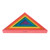 Wooden Rainbow Architect Triangles - Set of 7