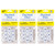Decimal Dice Set, 10 Per Pack, 3 Packs