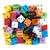 Foam Spot Dice, 1'', Assorted Colors, Bag of 50