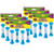 Sand Timers, Small, 2 Minute, 4 Per Pack, 6 Packs
