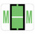 Smead Alphabetic Labels - BCCR Series (Rolls) M- Lt. Green
