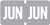 TAB Month Labels - TMLV Series (Rolls) - June/Gray