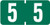 TAB Numeric Label  - TBVN Series (Rolls) - 5 - Dk. Green