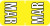 Sycom Top Tab Month Labels - SYTT Series - (252/Pack) - March - Yellow