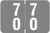 Smead Numeric Label - DDS Series (Rolls) - 70 - Gray