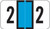 Safeguard Numeric Label - SGNM Series (Rolls) - 2 - Lt. Blue