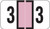 Safeguard Numeric Label - SGNM Series (Rolls) - 3 - Lavender