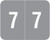 Smead Numeric Label - DCCRN Series (Rolls) - 7 - Gray