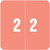 Smead Numeric Label - DCC Series (Rolls) - 2 - Pink