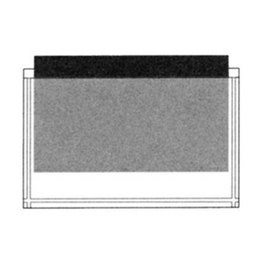 Poly Pocket with Adhesive Backing - 9-1/4" x 6" - Clear - 100/Pack