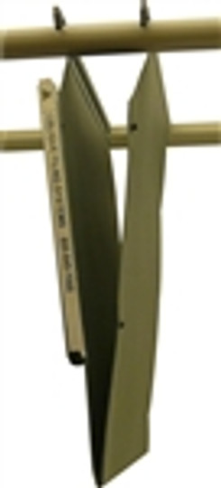 Unifile Letter Size High Density Hanging Compartment - V-Base - Gray - Box of 25