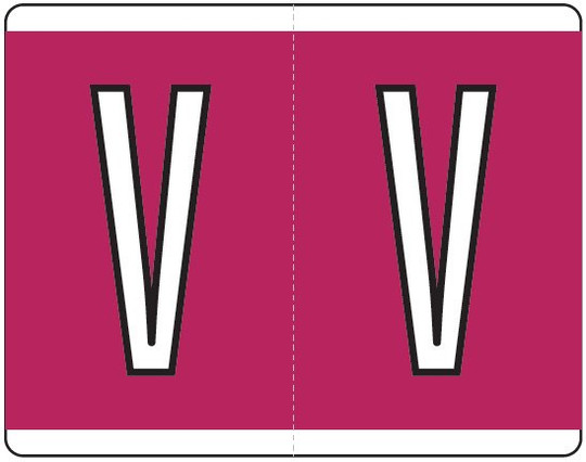 Kardex Alphabetic Labels - PSF-139 Series (Rolls) V