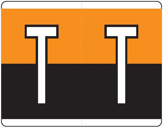 Kardex Alphabetic Labels - PSF-139 Series (Rolls) T