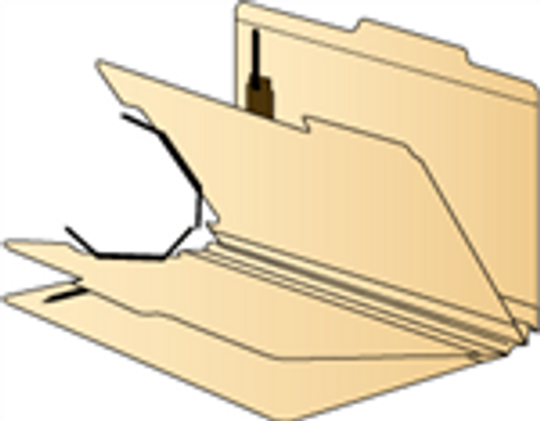 Twin Prong Fasteners - 1" Capacity - 100/Box